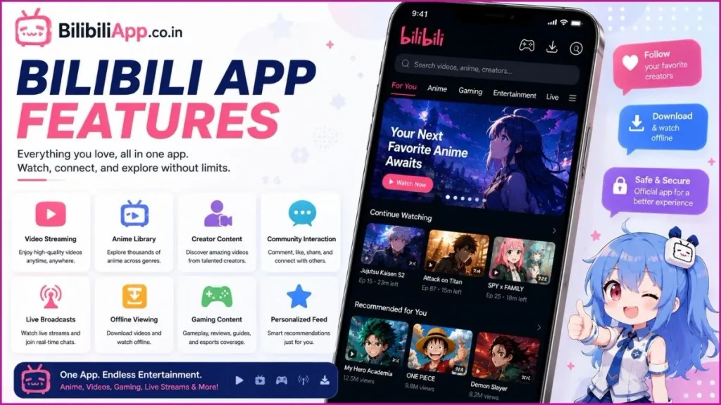 Bilibili App Features